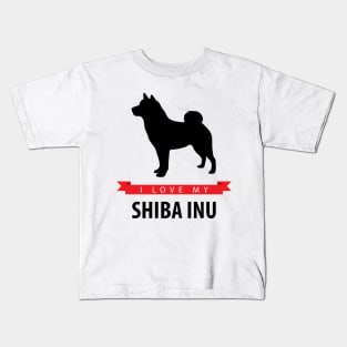 I Love My Shiba Inu Kids T-Shirt